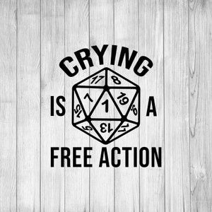 Crying Natural 1 svg, D20 shirt, Critical Fail svg, Critical Roll svg, Dungeons and Dragons, DnD Shirt, Dungeons and Dragons shirt, Cricut