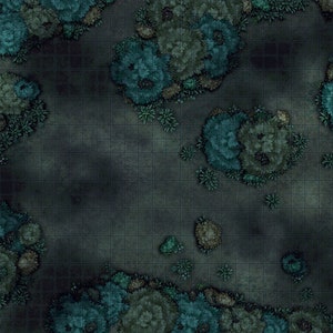 Camp Site Battle Map, D&D Battle Map, D&D, Battlemap, Dungeons and Dragons, 5e, Roll20, Fantasy Grounds, Gießerei, VTT, Digital Map