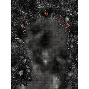 Jagged Arena Battle Map, DnD Battle Map, D&D, Battlemap, Dungeons and Dragons, 5e, Roll20, Fantasy Grounds, Foundry, VTT, Digitale kaart