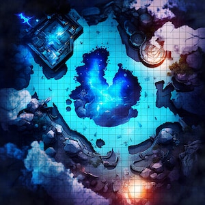 The Rift Battle Map, DnD Battle Map, D&D, Battlemap, Dungeons and Dragons, 5e, Roll20, Fantasy Grounds, Foundry, VTT, Digital Map