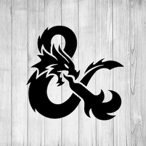Dungeons and Dragons svg, logotipo D&D, logotipo DnD, ícone Dungeons and Dragons, ícone DnD, camisa DnD, camisa Dungeons and Dragons, Cricut svg, svg