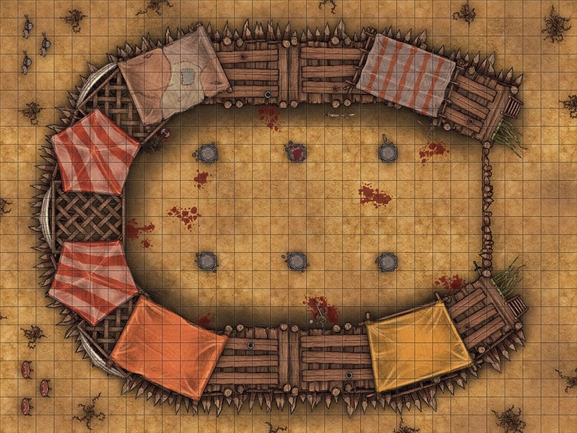 Desert Arena Battle Map Dnd Battle Map D&D Battlemap - Etsy UK