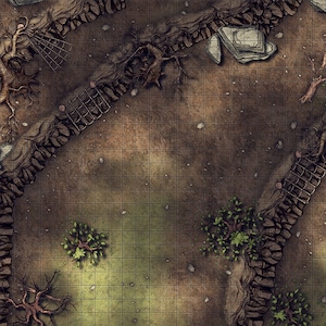The Climb Battle Map, DnD Battle Map, D&D, Battlemap, Dungeons and Dragons, 5e, Roll20, Fantasy Grounds, Foundry, VTT, Digital Map