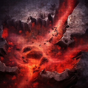Hells Crossing Battle Map, DnD Battle Map, D&D, Battlemap, Dungeons and Dragons, 5e, Roll20, Fantasy Grounds, Foundry, VTT, Digital Map
