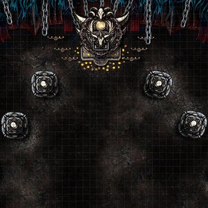 Drakan Altar Battle Map, DnD Battle Map, D&D, Battlemap, Dungeons and Dragons, 5e, Roll20, Fantasy Grounds, Foundry, VTT, Digital Map