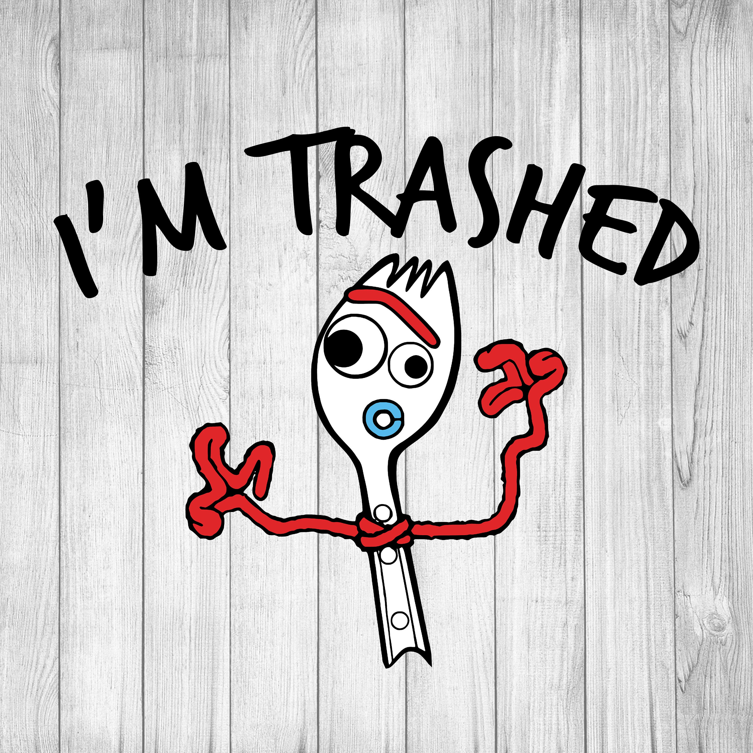 forky im trashed