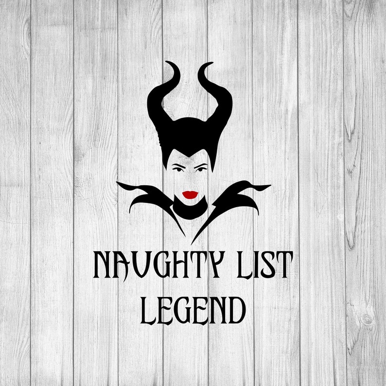 Download Naughty List svg Maleficent svg Christmas svg Disney svg ...