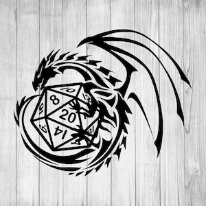 Dice Dragon, D20 shirt, Critical Hit svg, Critical Roll svg, Dungeons and Dragons svg, DnD Shirt, Dungeons and Dragons shirt, Cricut, svg