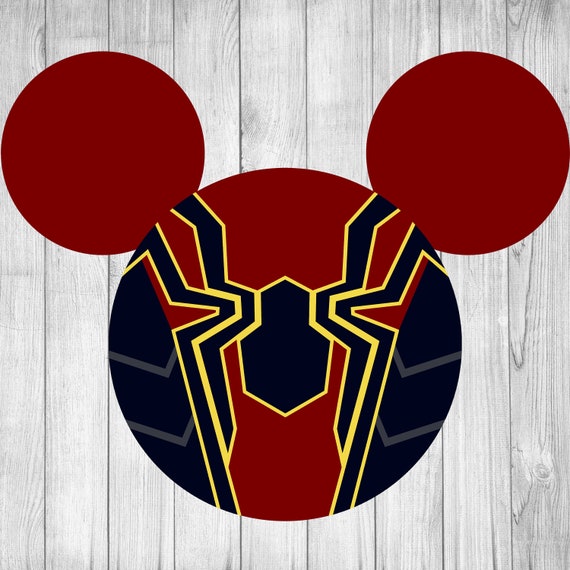 Iron Spider SVG Marvel Avengers Spider Man SVG Mickey Mouse - Etsy España