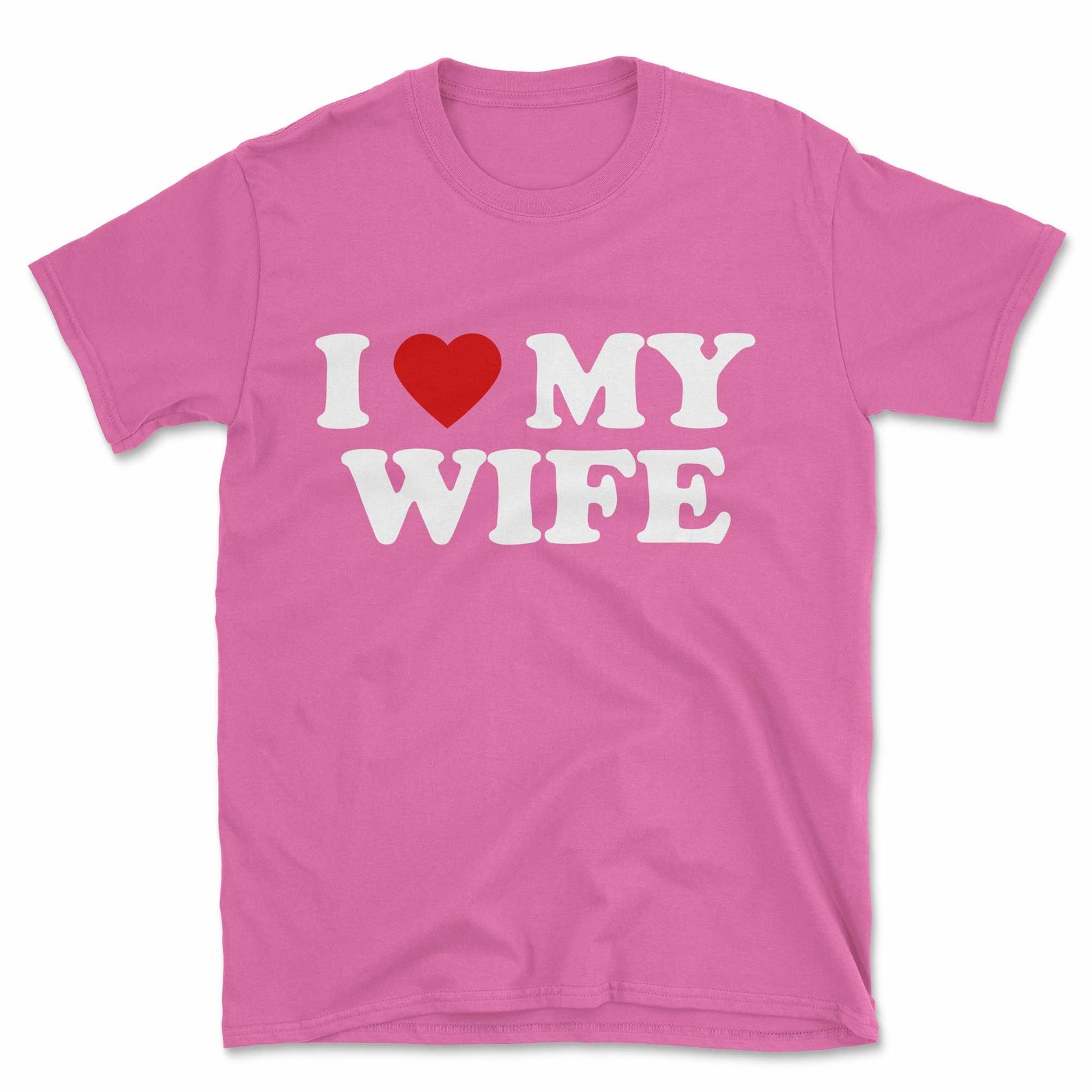 I Love My Wife T Shirt Funny Heart Valentine Wedding Etsy Uk