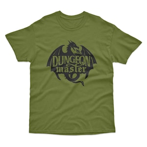 Dungeon Master T-Shirt | Dungeons and Dragons D&D Dragon Master DnD Role Play Game Gift | Printed In-House