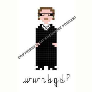 What Would RBG Do? Ruth Bader Ginsburg Cross Stitch Pattern