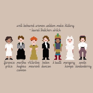What'sHerName Season 10 Cross Stitch Pattern