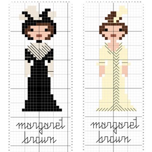 Margaret &quot;Molly&quot; Brown - The Unsinkable - Cross Stitch Pattern