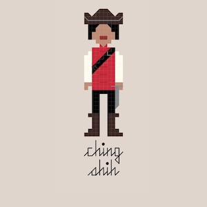 Ching Shih Cross Stitch Pattern - Pirate Queen - Chinese Pirate