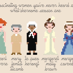 What'sHerName S1 Cross Stitch Pattern - Well Behaved Women Seldom Make History