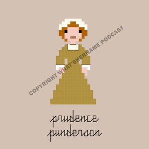 Prudence Punderson - Cross Stitch Pattern - 18th century needlewoman - Colonial America