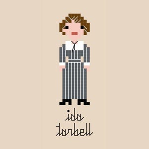 Ida Tarbell - Patrón de punto de cruz - Periodista - Muckraker