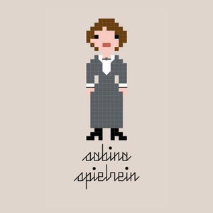Sabina Spielrein - Psychoanalyst - Mother of Psychology - Cross Stitch Pattern