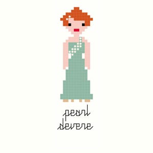 Pearl DeVere - Wild West Madam - Brothel Owner - Cross Stitch Pattern