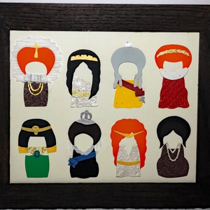 Paper People Portraits: Queens