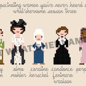 What&#39;sHerName Season 3 Cross Stitch Pattern
