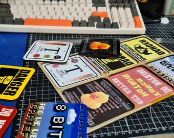 Ensemble de 4 sous-verres personnalisés : mélangez et assortissez les motifs