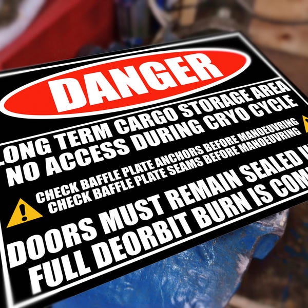 Scp Warning Signs - Etsy