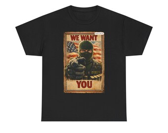 We Want You Beach Head T-shirt
