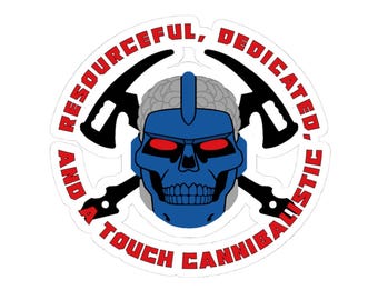 A Touch Cannibalistic Range Viper Sticker