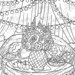 Hobbit Hole Coloring Page // Printable Coloring Page // Digital ...