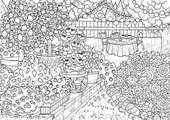 Coloring Sheet Garden of Banban - Free Printable Coloring Pages