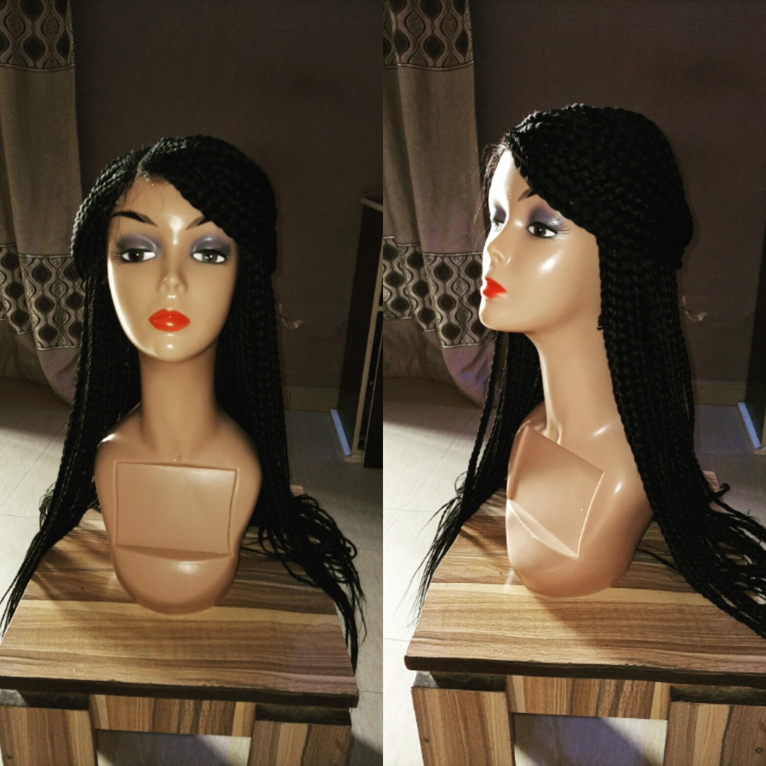 Ghana braided wig easy wear that gives natural looks Etsy