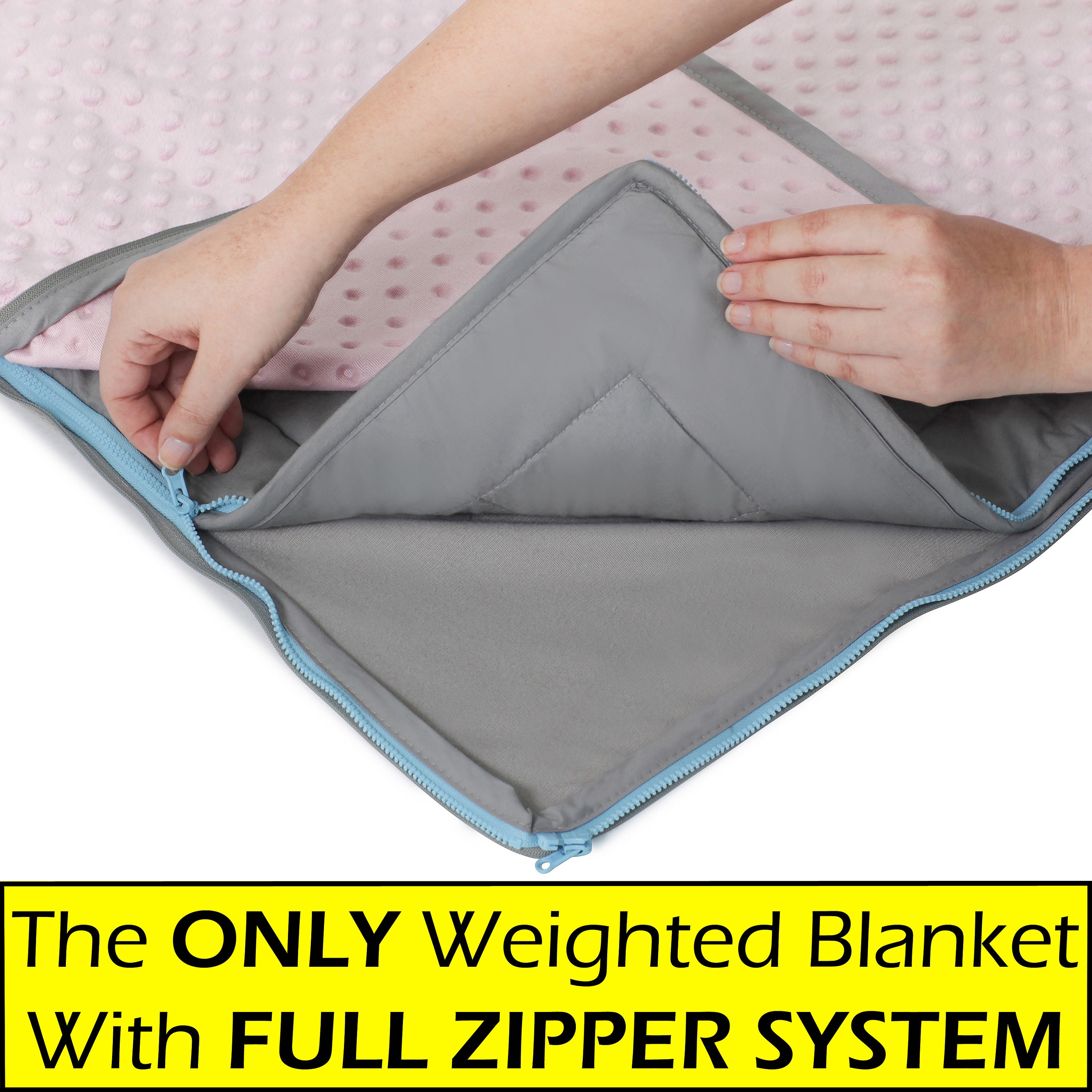 Weighted Blanket 10 lb 15 lb Or 20 lb a FREE Removable Etsy