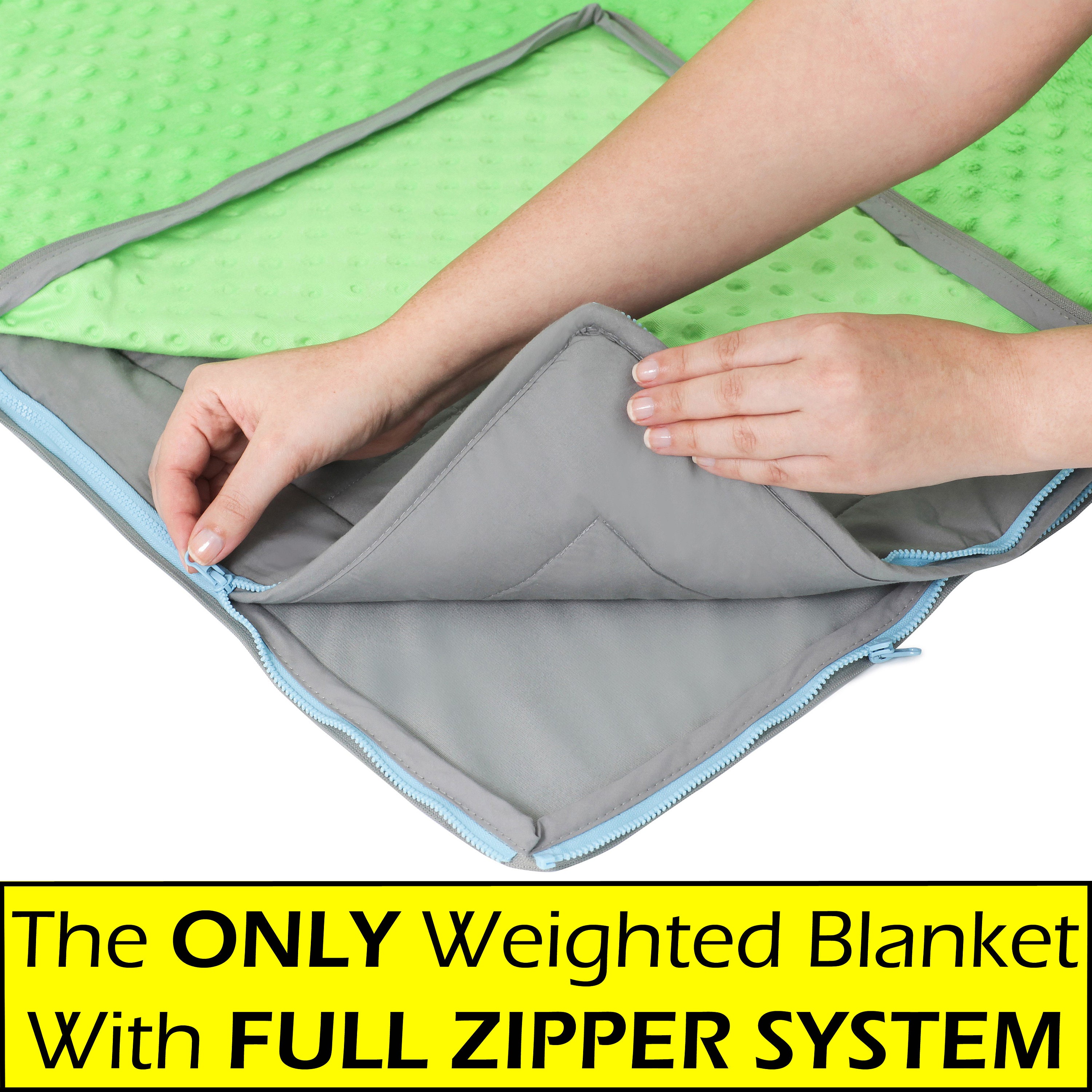 Weighted Blanket 10 lb 15 lb Or 20 lb a FREE Removable | Etsy