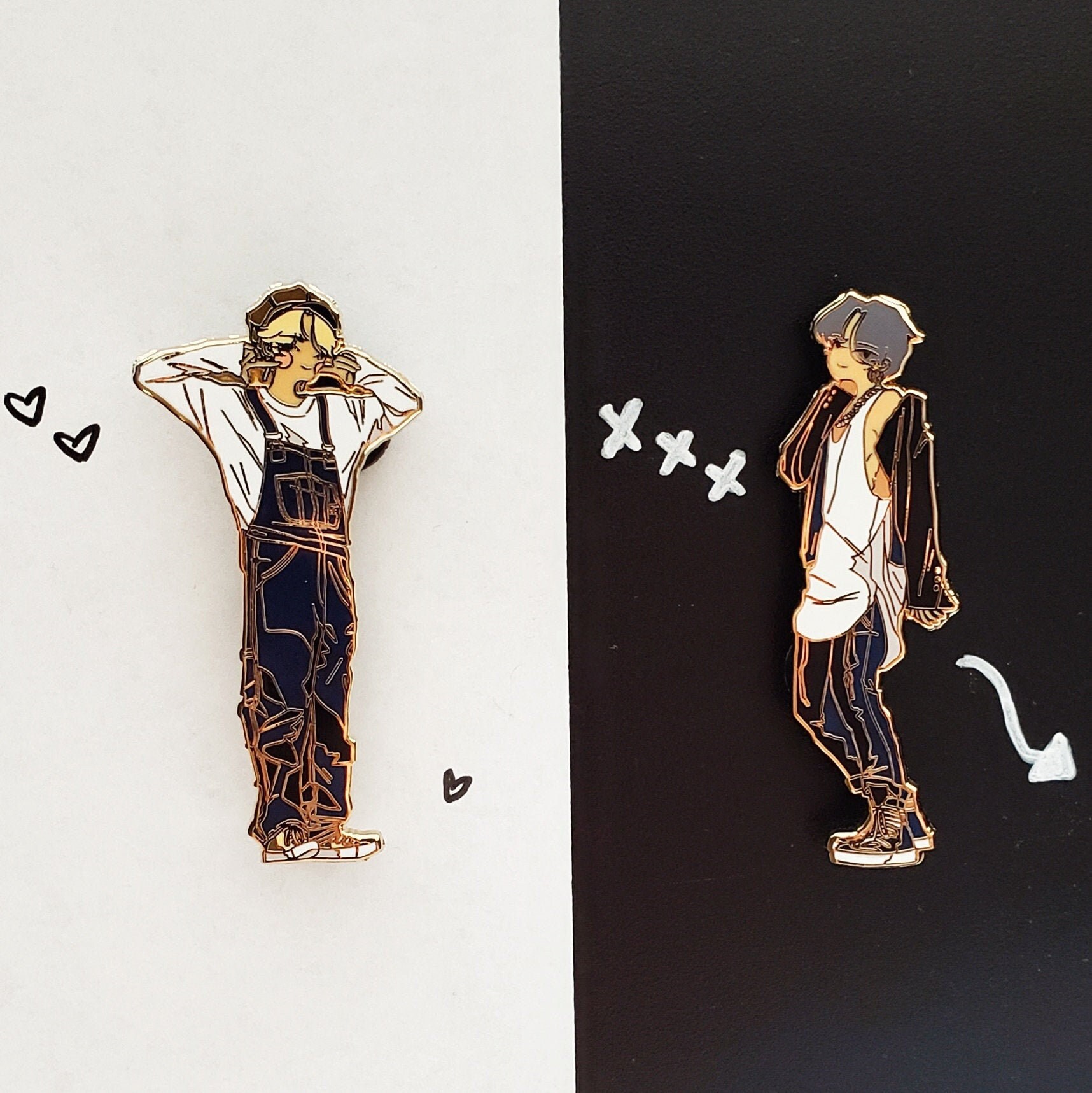 Filter Jimin MOTS7 BTS Hard Enamel Pin