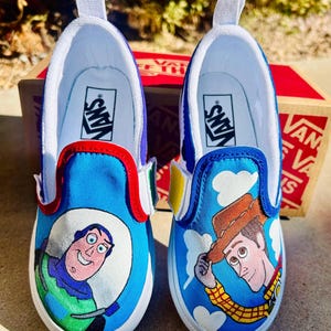 Kids Custom Vans | Kids Shoes | Toddler | Hand painted | Personalized Shoes | Character Designs