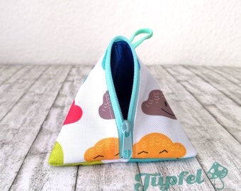 Pacifier Bag / Pyramid Bag Clouds