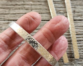 Cherry Blossom Aluminum Cuff Bracelet: Lightweight, Hypoallergenic (6 inch)