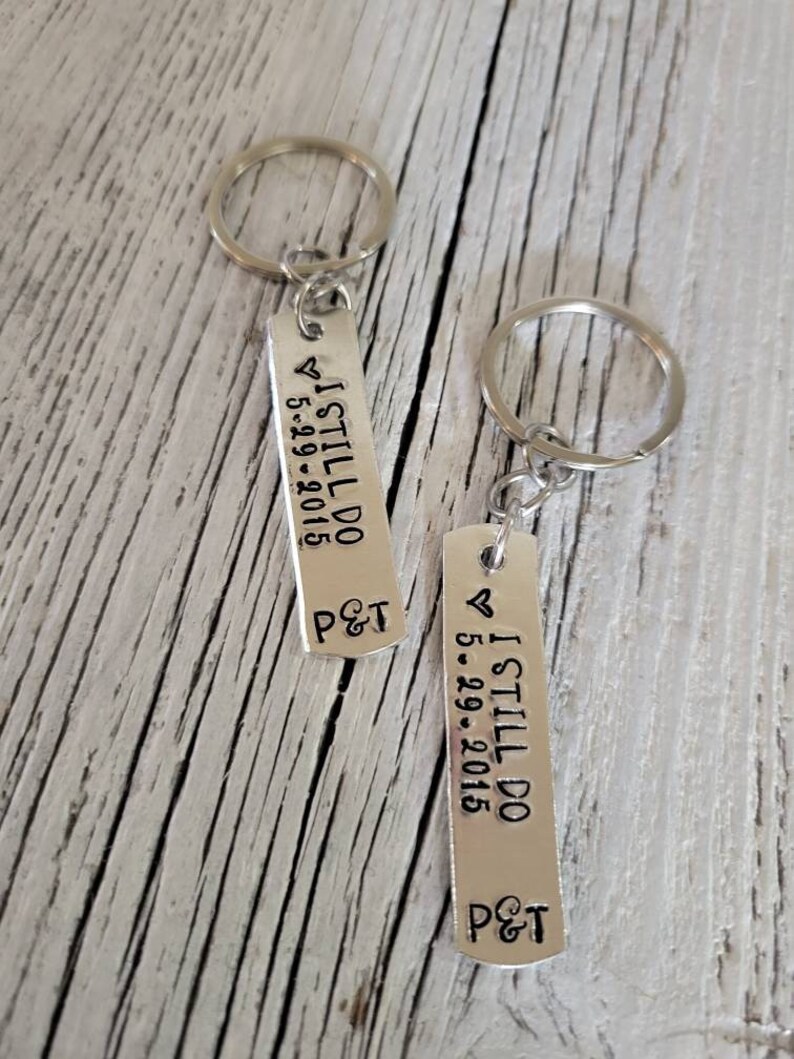 I Still Do Keychain Anniversary Gift Keychain Husband Wife Etsy