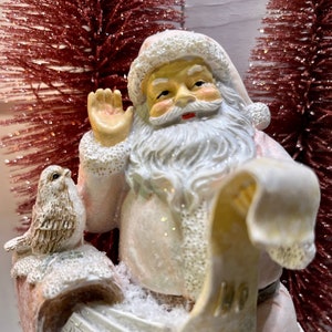 Weihnachtsdeko Weihnachtsmann mit Wunschliste