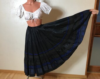Vintage Skirt Collection: Ethnic, Plaid & Pleated Styles. Floral and Wool Blend. Waist 30-35