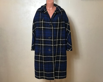 Vintage Plaid Wool Coats & Jackets Collection: Men's Bomber, Women's Overcoat, Hooded Parka