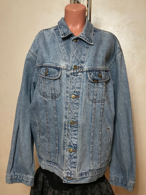 LEE Denim vintage 70s jacket, large size, unisex … - image 3