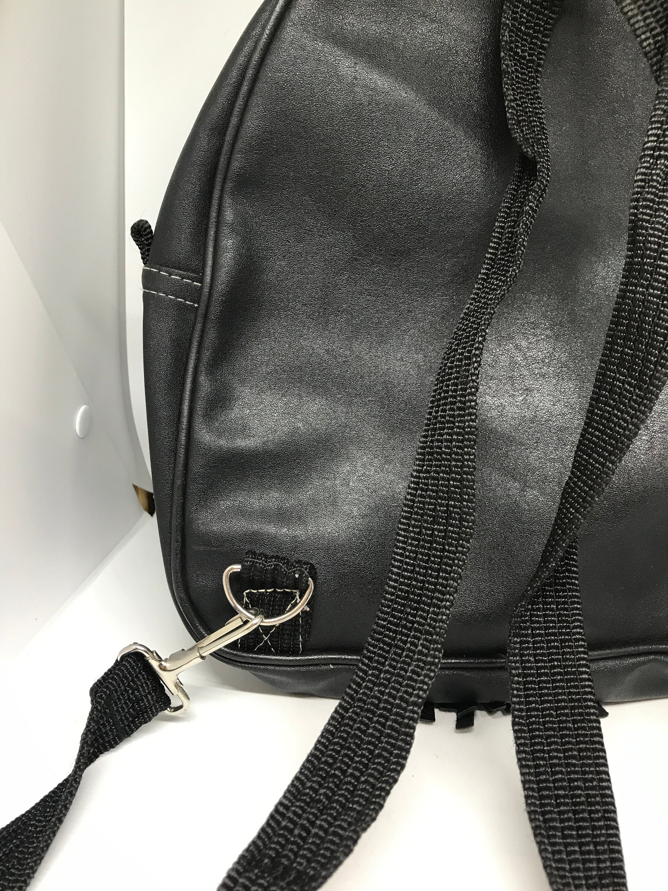 Small Vintage 90s Backpack, Black Artificial Leather, Women's Backpack, Adjustable Straps, Grunge Style, Two Compartments - Etsy Small Vintage 90s Backpack, Black Artificial Leather, Women's Backpack, Adjustable Straps, Grunge Style, Two Compartments - Etsy