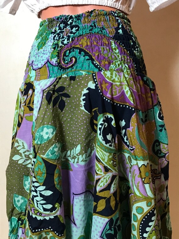 Indian harem vintage pants, gauze cotton fabric, absa… Gem