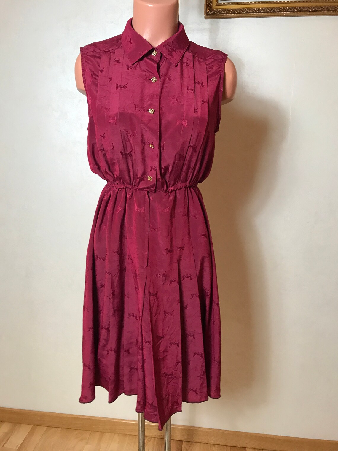 Vintage Dress Collection: 60s 70s 90s Silk, Paisley & Mod Styles. Sizes M-L, foto 1 di 5