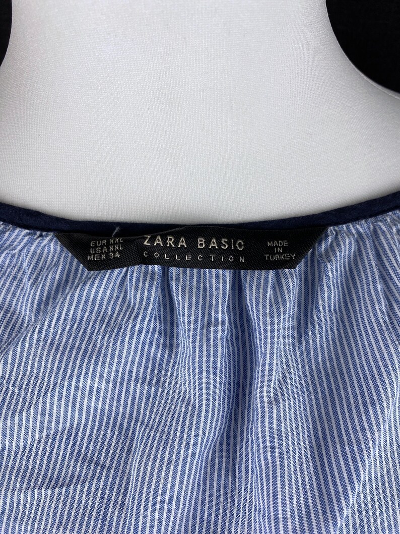 Vintage & moderne topcollectie: 80s zijde turquoise, Zara ruches katoen, bloemenprint, tie dye viscose, maat L afbeelding 15