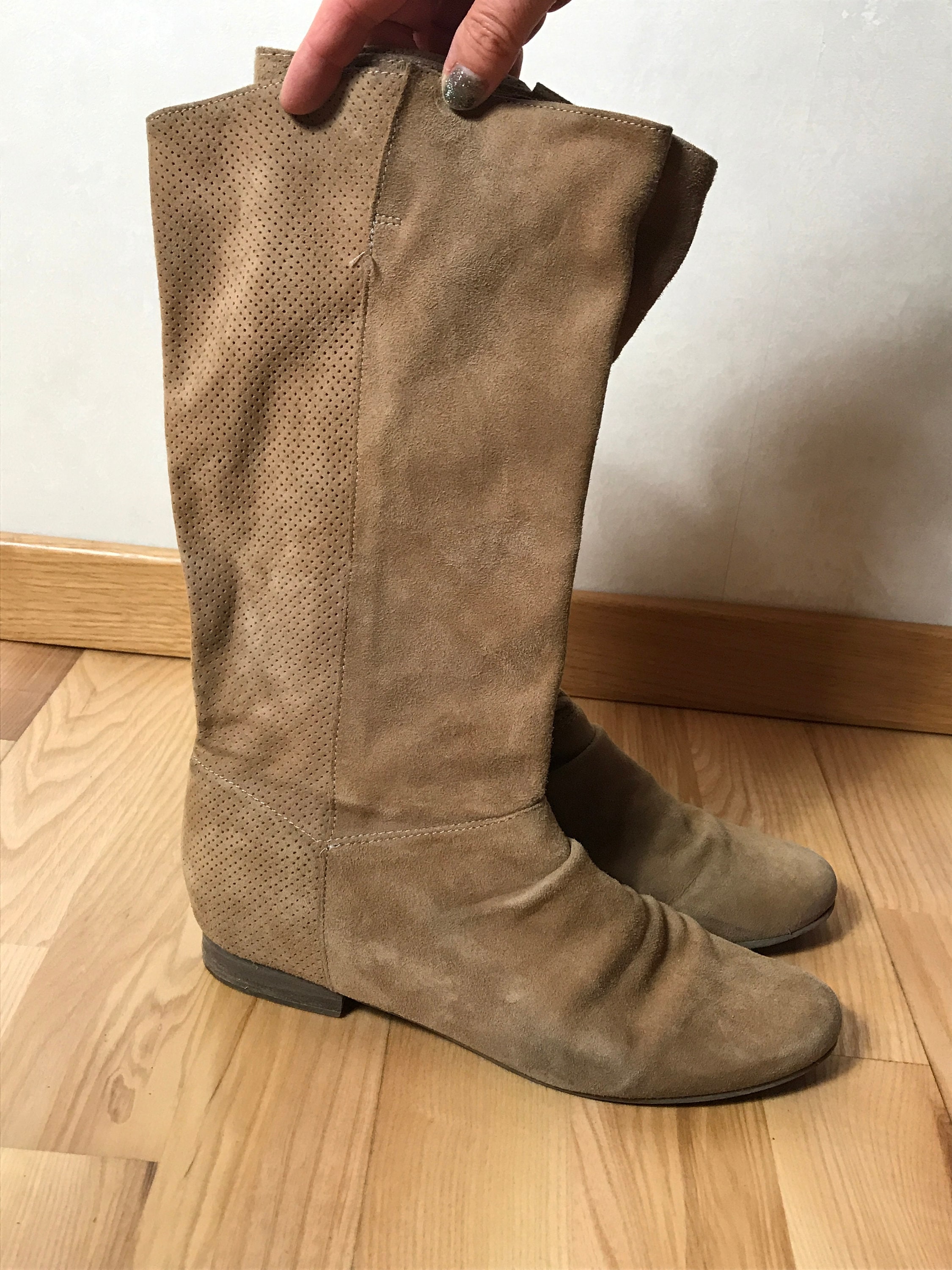 Yodelers 59600 Winter Boots Brown Suede Vintage Made In USA
