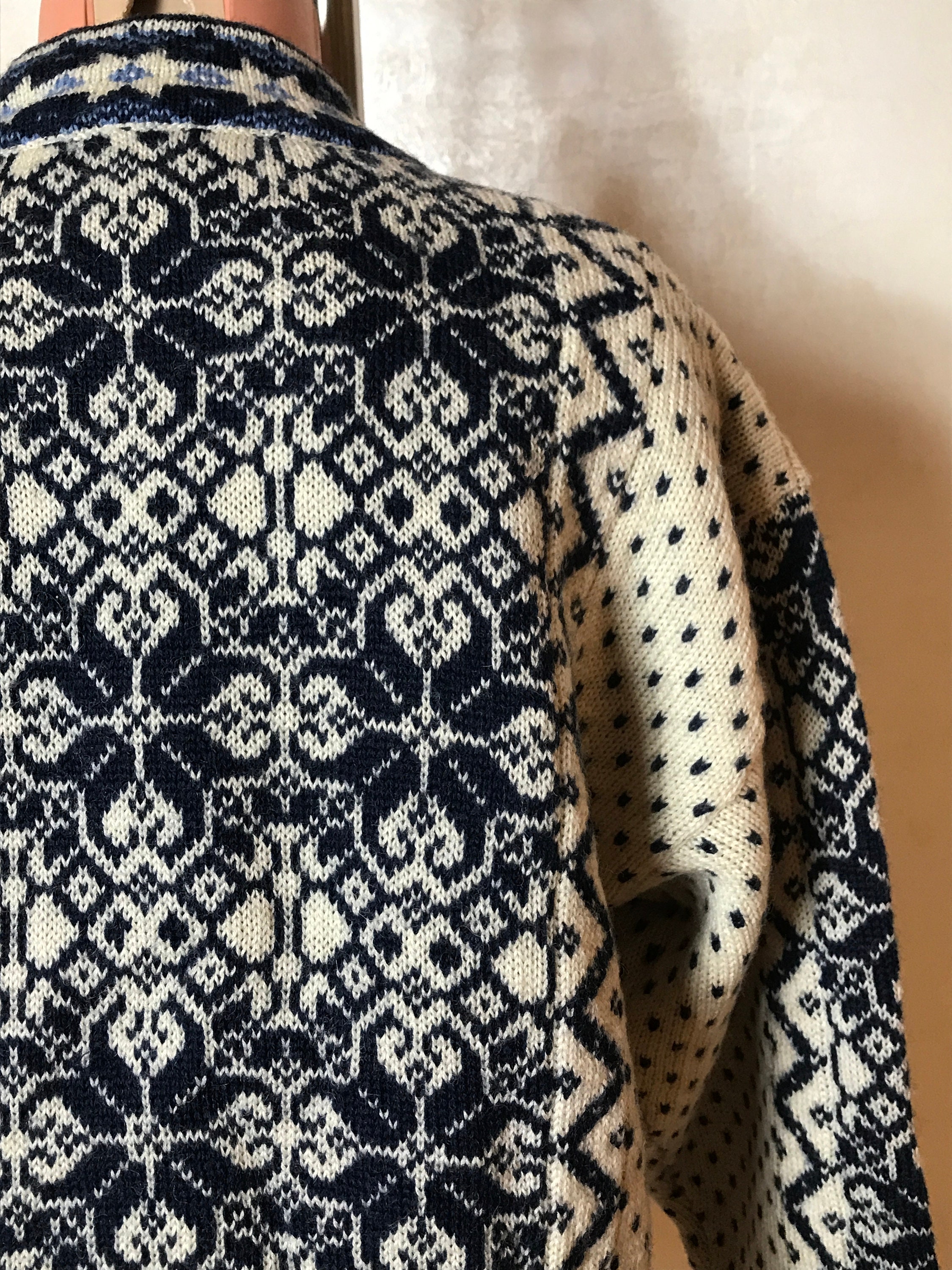 Vintage 80s Norse Ethnic Jacket, Knitted Jacket, Medium Size, Crew Neckline, Hook and Eye, Warm Jacket, Long Sleeves - Etsy Vintage 80s Norse Ethnic Jacket, Knitted Jacket, Medium Size, Crew Neckline, Hook and Eye, Warm Jacket, Long Sleeves - Etsy